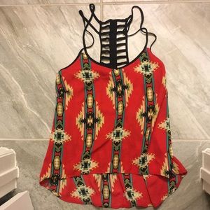 Tribal printed tank!